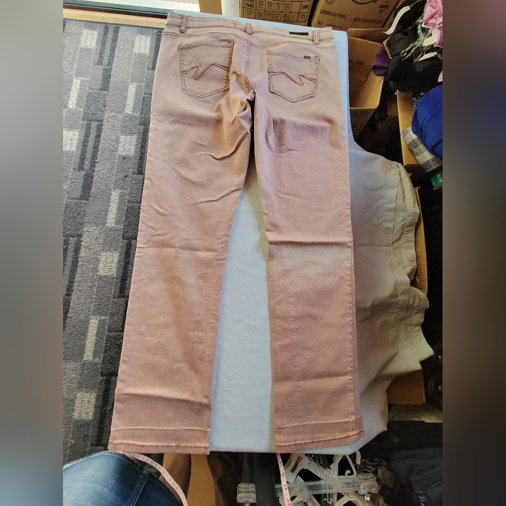 Women's Pink Jeans Size 38  With Fade Blimish